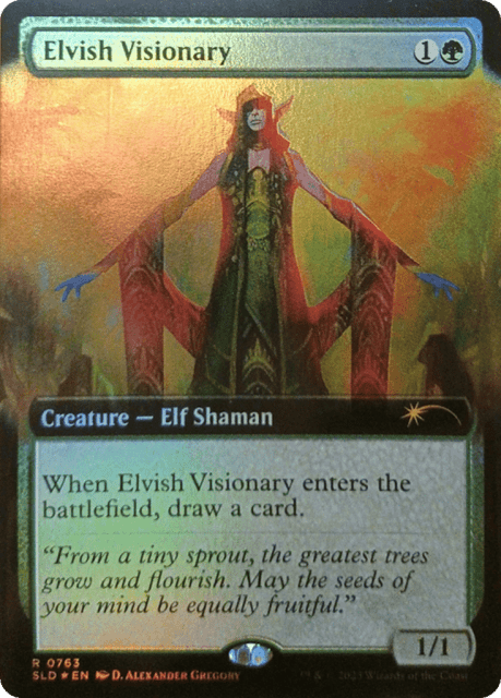 Elvish Visionary (763) — Secret Lair Drop