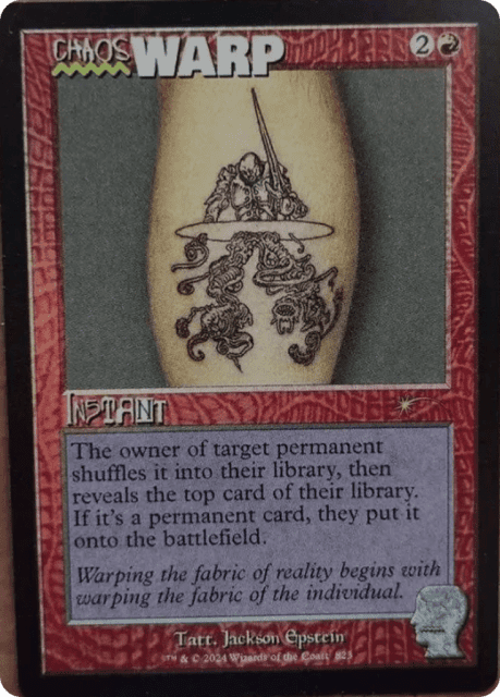 Chaos Warp (823) — Secret Lair Drop
