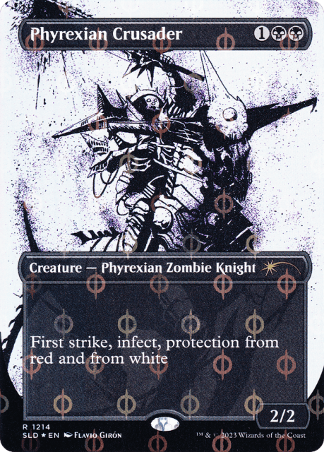 Phyrexian Crusader (1214) — Secret Lair Drop