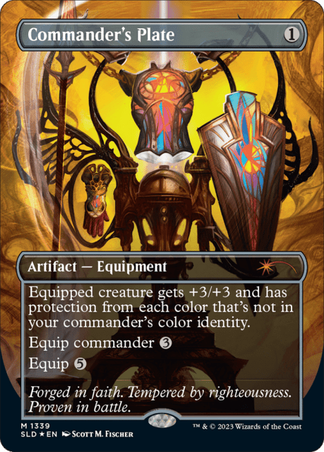 Commander's Plate (1339) — Secret Lair Drop