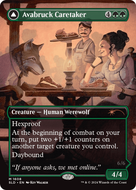 Avabruck Caretaker // Hollowhenge Huntmaster (1608) — Secret Lair Drop