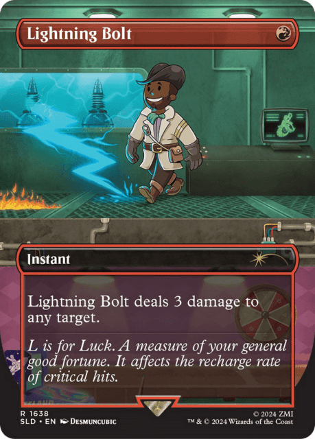 Lightning Bolt (1638) — Secret Lair Drop