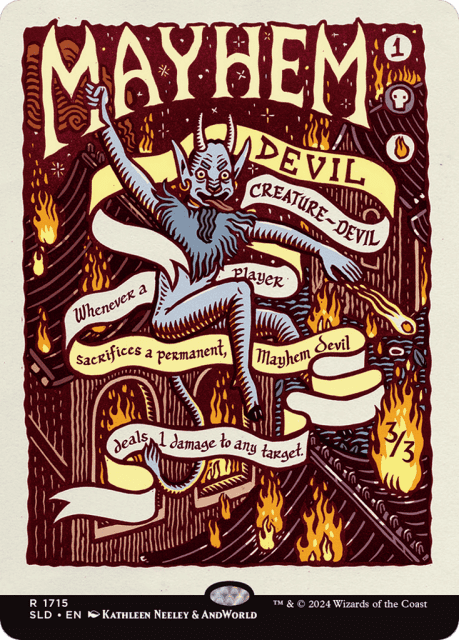 Mayhem Devil (1715) — Secret Lair Drop