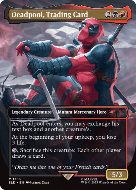 Deadpool, Trading Card (1753) — Secret Lair Drop
