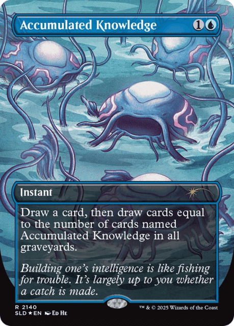Accumulated Knowledge (2140) — Secret Lair Drop