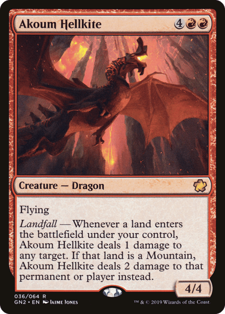 Akoum Hellkite (36) — Game Night 2019