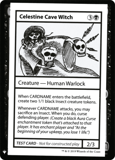 Celestine Cave Witch (37) — Mystery Booster Playtest Cards 2019