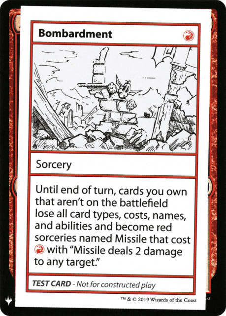 Bombardment (53) — Mystery Booster Playtest Cards 2019