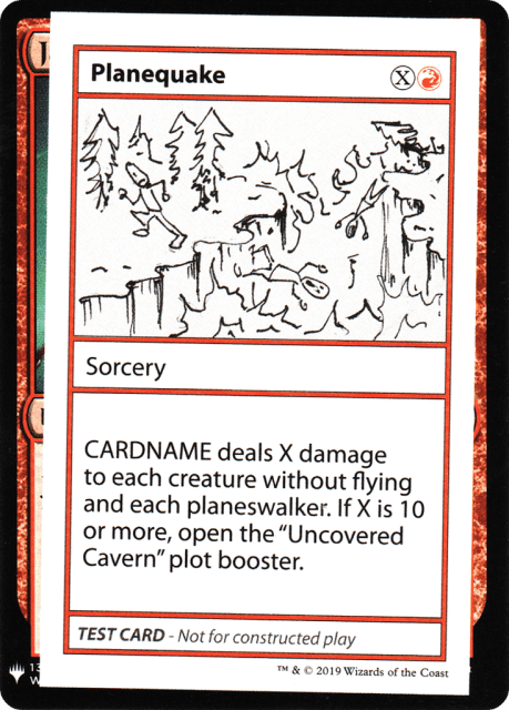 Planequake (59) — Mystery Booster Playtest Cards 2019