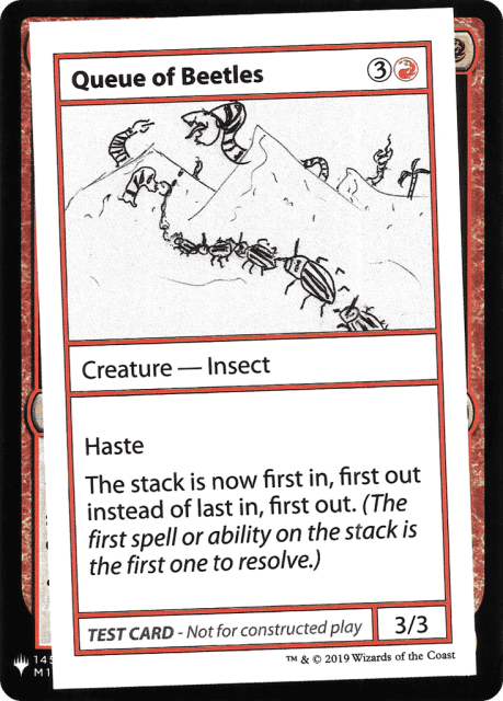 Queue of Beetles (61) — Mystery Booster Playtest Cards 2019