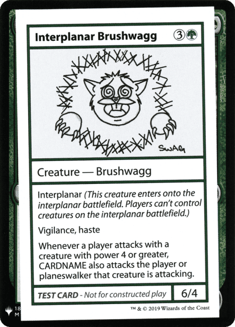 Interplanar Brushwagg (79) — Mystery Booster Playtest Cards 2019