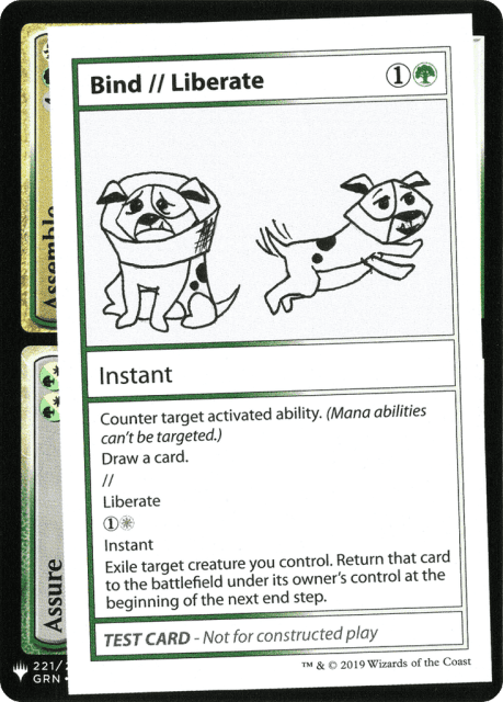 Bind // Liberate (88) — Mystery Booster Playtest Cards 2019