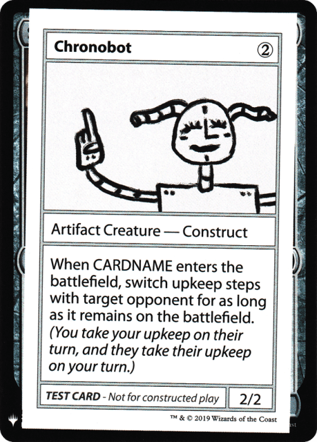 Chronobot (105) — Mystery Booster Playtest Cards 2019
