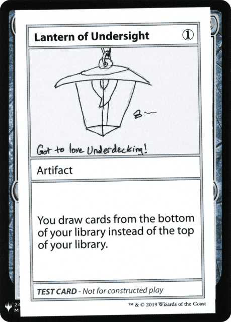 Lantern of Undersight (106) — Mystery Booster Playtest Cards 2019