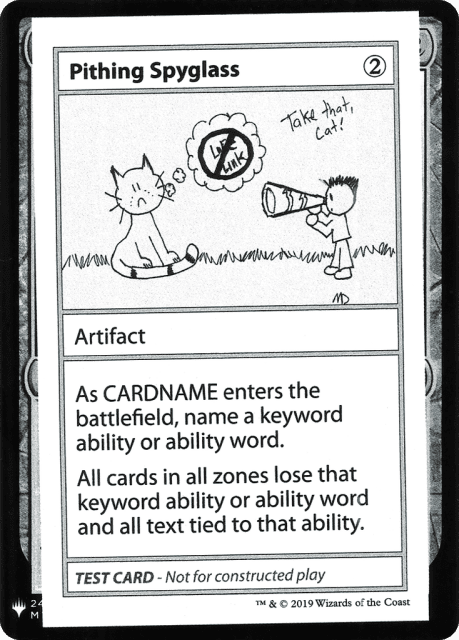 Pithing Spyglass (108) — Mystery Booster Playtest Cards 2019