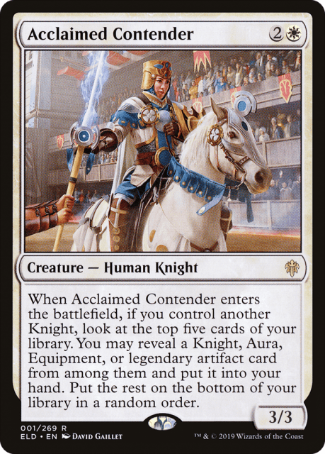 Acclaimed Contender (1) — Throne of Eldraine