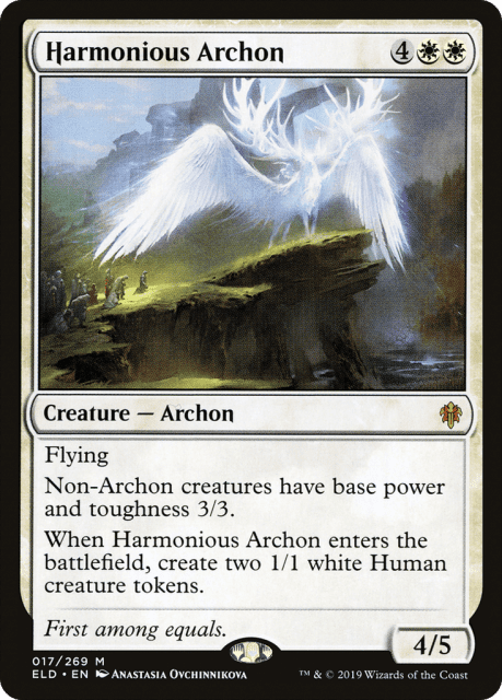 Harmonious Archon (17) — Throne of Eldraine