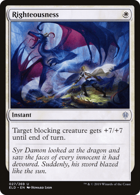 Righteousness (27) — Throne of Eldraine