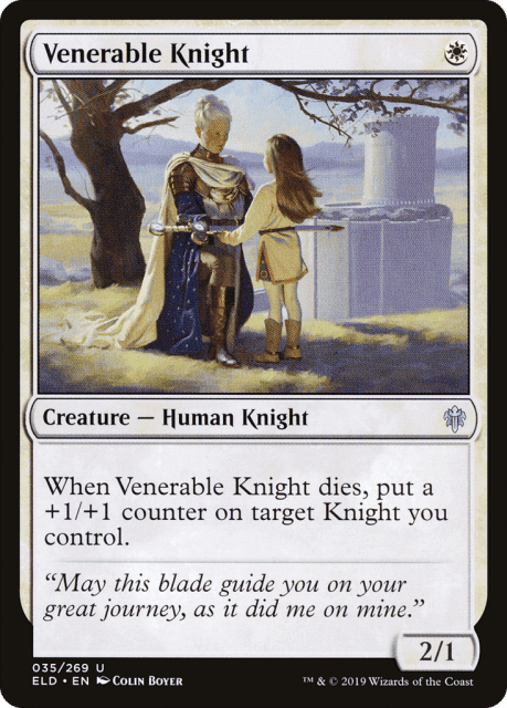 Venerable Knight (35) — Throne of Eldraine