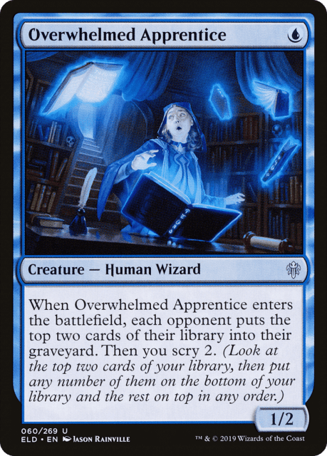 Overwhelmed Apprentice (60) — Throne of Eldraine