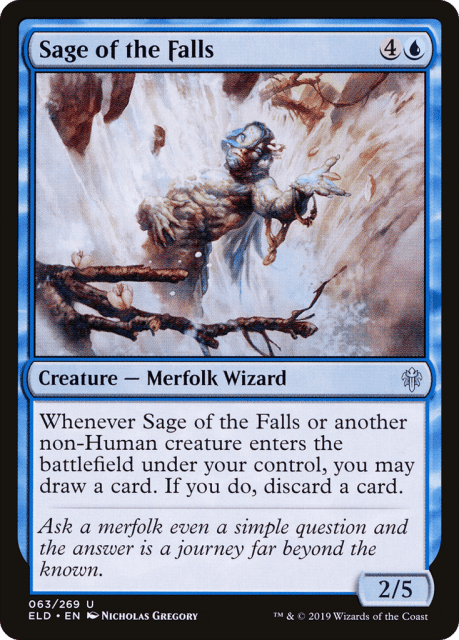 Sage of the Falls (63) — Throne of Eldraine