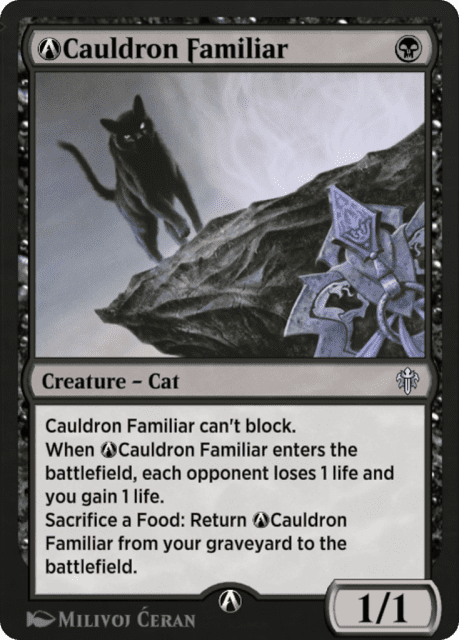 A-Cauldron Familiar (A-81) — Throne of Eldraine
