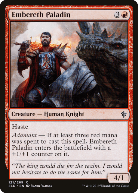 Embereth Paladin (121) — Throne of Eldraine