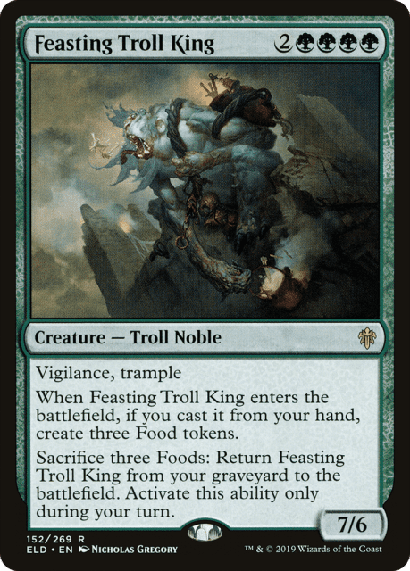 Feasting Troll King (152) — Throne of Eldraine