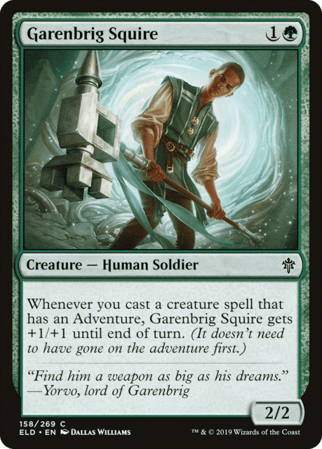 Garenbrig Squire (158) — Throne of Eldraine