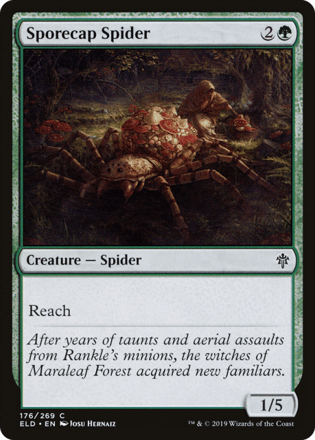 Sporecap Spider (176) — Throne of Eldraine