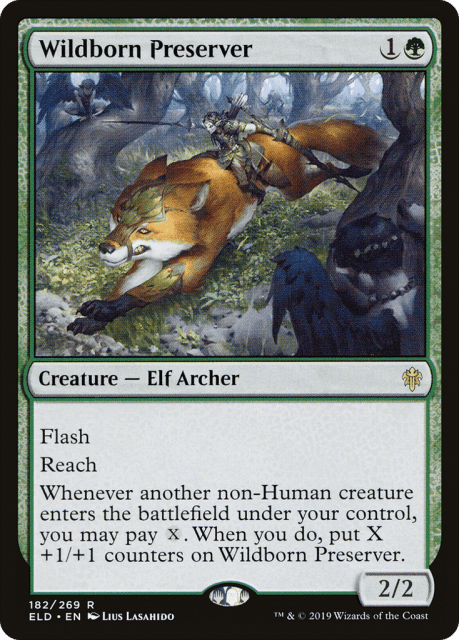 Wildborn Preserver (182) — Throne of Eldraine