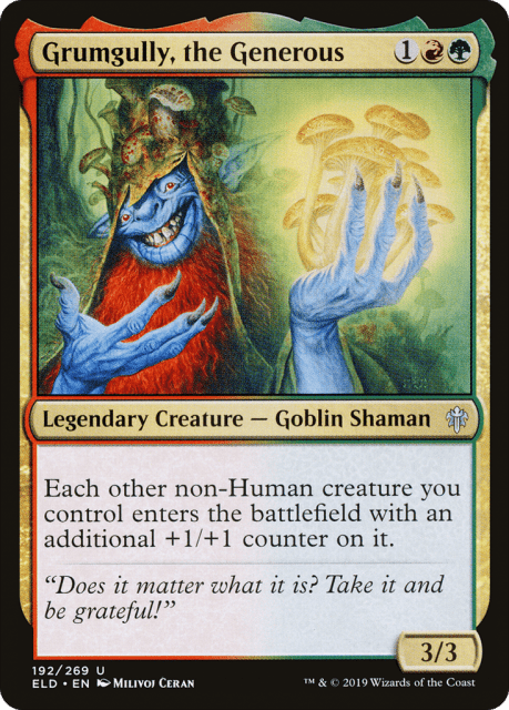 Grumgully, the Generous (192) — Throne of Eldraine