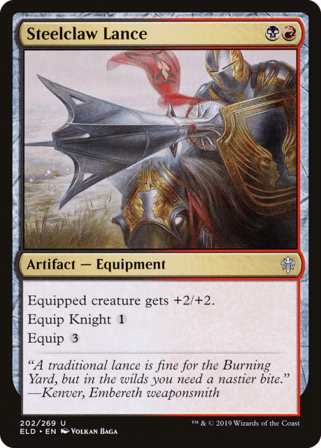 Steelclaw Lance (202) — Throne of Eldraine