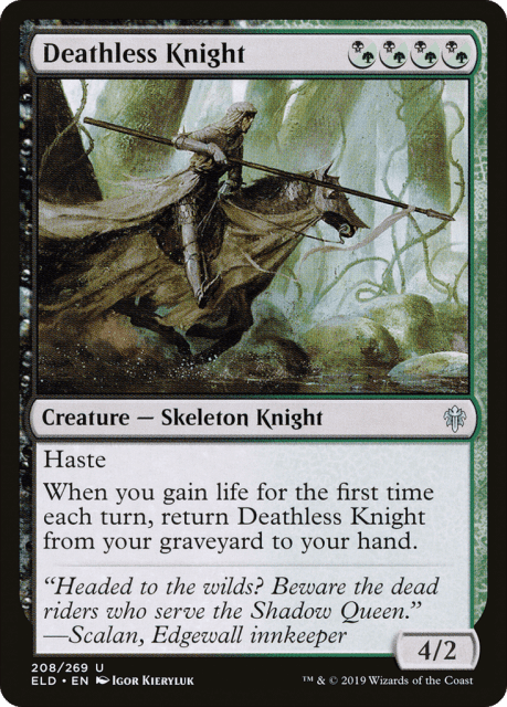 Deathless Knight (208) — Throne of Eldraine
