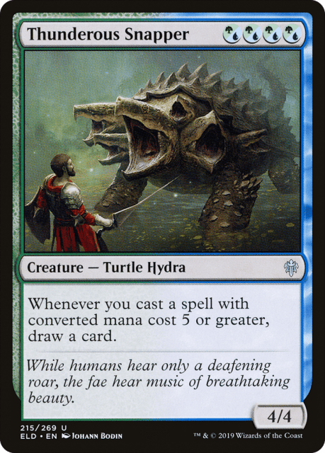 Thunderous Snapper (215) — Throne of Eldraine