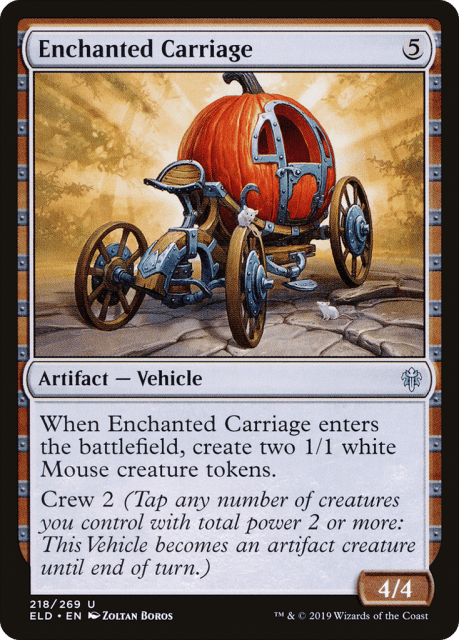 Enchanted Carriage (218) — Throne of Eldraine