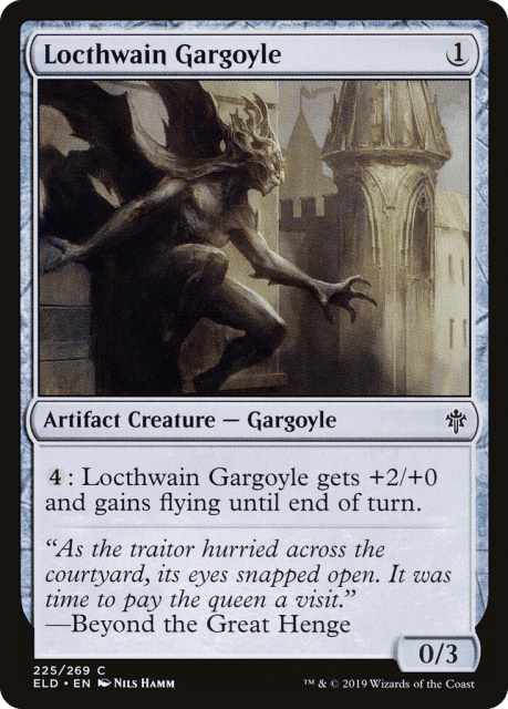 Locthwain Gargoyle (225) — Throne of Eldraine