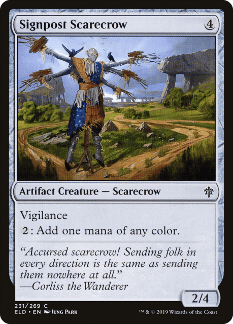 Signpost Scarecrow (231) — Throne of Eldraine