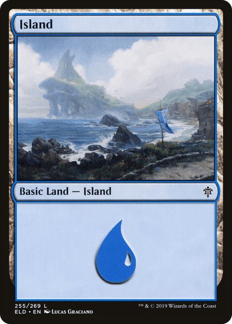 Island (255) — Throne of Eldraine