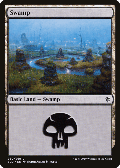 Swamp (260) — Throne of Eldraine