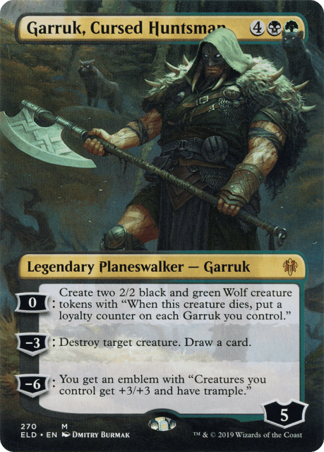 Garruk, Cursed Huntsman (270) — Throne of Eldraine