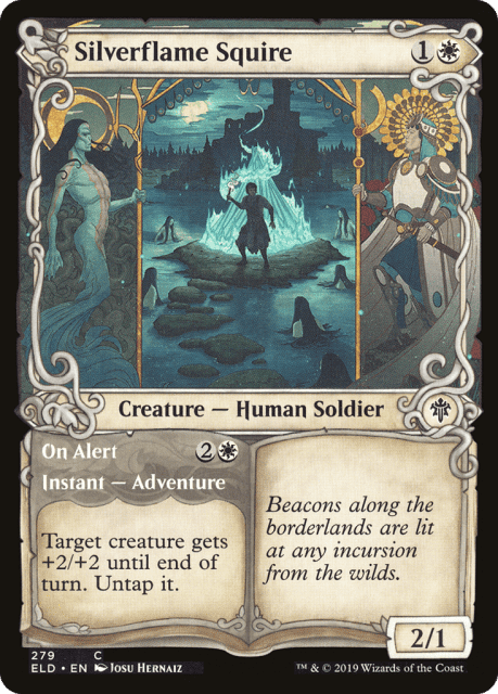 Silverflame Squire // On Alert (279) — Throne of Eldraine