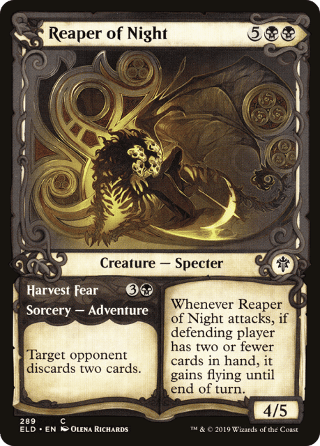 Reaper of Night // Harvest Fear (289) — Throne of Eldraine