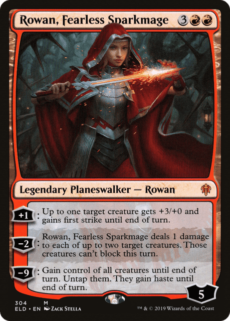 Rowan, Fearless Sparkmage (304) — Throne of Eldraine