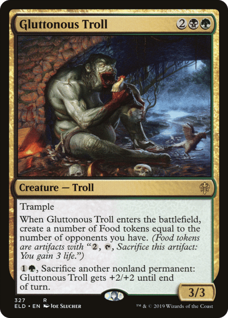 Gluttonous Troll (327) — Throne of Eldraine