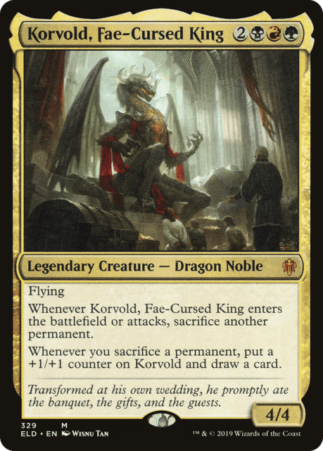 Korvold, Fae-Cursed King (329) — Throne of Eldraine
