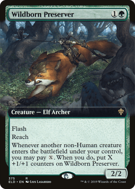 Wildborn Preserver (375) — Throne of Eldraine