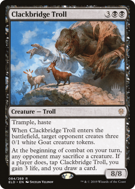 Clackbridge Troll (84) — Throne of Eldraine Promos