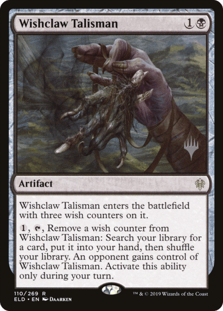 Wishclaw Talisman (110) — Throne of Eldraine Promos