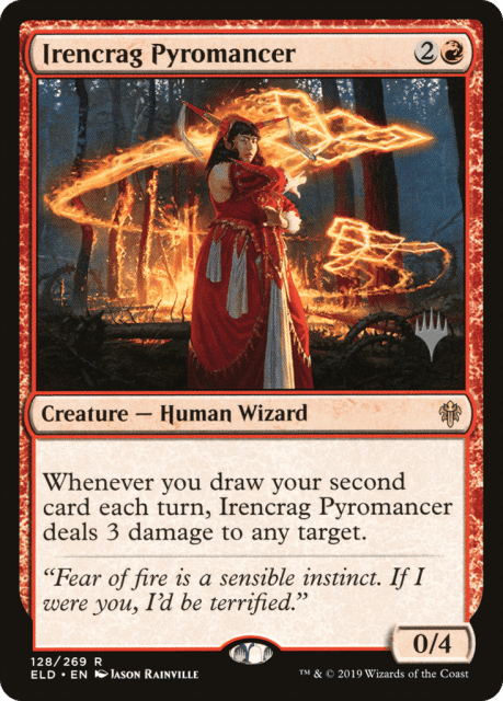 Irencrag Pyromancer (128) — Throne of Eldraine Promos